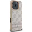 DKNY DKHCP16LPCPTSSP iPhone 16 Pro 6.3" tok, rózsaszín hardcase Checketok, piros Pattern & Printed Stripes