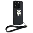 DKNY DKHCP16XPBSWSK iPhone 16 Pro Max, 6.9" tok, fekete Wrist Strap Stock Logo