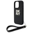 DKNY DKHCP16XPBSWSK iPhone 16 Pro Max, 6.9" tok, fekete Wrist Strap Stock Logo