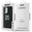 DKNY DKHCP16SSMCBSK iPhone 16 6.1", tok, fekete Liquid Silicone Metal Logo