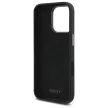 DKNY DKHCP16LSMCBSK iPhone 16 Pro 6.3", tok, fekete Liquid Silicone Metal Logo
