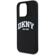 DKNY DKHMP16LSNYACH iPhone 16 Pro 6.3" tok, fekete Silicone White Printed Logo MagSafe