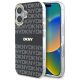 DKNY DKHMP16SHRHSEK iPhone 16 6.1", tok, fekete Repeat Texture Pattern Stripe