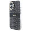DKNY DKHMP16SHRHSEK iPhone 16 6.1", tok, fekete Repeat Texture Pattern Stripe