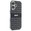 DKNY DKHMP16SHRHSEK iPhone 16 6.1", tok, fekete Repeat Texture Pattern Stripe