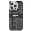 DKNY DKHMP16LHRHSEK iPhone 16 Pro 6.3" tok, fekete Repeat Texture Pattern With Stripe