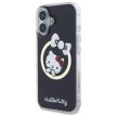 Hello Kitty HKHMP16SHFLBK iPhone 16 6,1" IML Fun bow Magsafe tok, fekete
