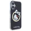 Hello Kitty HKHMP16SHFLBK iPhone 16 6,1" IML Fun bow Magsafe tok, fekete