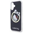 Hello Kitty HKHMP16SHFLBK iPhone 16 6,1" IML Fun bow Magsafe tok, fekete