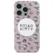 Hello Kitty HKHMP16LHAOPP iPhone 16 Pro 6,3" tok, rózsaszín hardcase IML All Over Paris Magsafe
