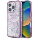 Hello Kitty HKHCP16LL50PPU iPhone 16 Pro, 6.3" tok, lila hardcase Liquid Glitter 50TH Anniversary Party