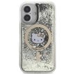 Hello Kitty HKHMP16SLGDIK iPhone 16 6.1", Liquid Glitter Fever MagSafe tok, fekete-arany