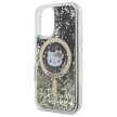 Hello Kitty HKHMP16SLGDIK iPhone 16 6.1", Liquid Glitter Fever MagSafe tok, fekete-arany