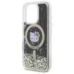 Hello Kitty HKHMP16XLGDIK iPhone 16 Pro, Max 6.9" tok, fekete-arany Liquid Glitter Fever MagSafe