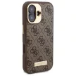 GuessGUHMP16MU4GPRW iPhone 16 Plus 6.7" tok, barna hardcase 4G Logo Plate MagSafe