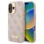 Guess GUHMP16SU4GPRP iPhone 16 6.1" 4G Logo Plate MagSafe tok, rózsaszín
