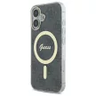 Guess GUHMP16MH4STK iPhone 16 Plus 6.7", tok, fekete IML 4G MagSafe