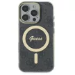 Guess GUHMP16LH4STK iPhone 16 Pro 6.3" tok, fekete IML 4G MagSafe