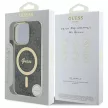 Guess GUHMP16LH4STK iPhone 16 Pro 6.3" tok, fekete IML 4G MagSafe