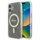 Guess GUHMP16SH4STW iPhone 16 6.1" tok, barna hardcase IML 4G MagSafe