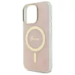 Guess GUHMP16LH4STP iPhone 16 Pro 6.3" tok, rózsaszín hardcase IML 4G MagSafe