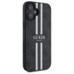 Guess GUHMP16SP4RPSK iPhone 16 6.1", 4G Printed Stripes MagSafe tok, fekete