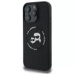 Karl Lagerfeld KLHMP16XSKCHTCK iPhone 16 Pro Max 6.9" hardcase Silicone Karl&Choupette Heads Ring MagSafe tok, fekete