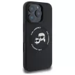 Karl Lagerfeld KLHMP16XSKCHTCK iPhone 16 Pro Max 6.9" hardcase Silicone Karl&Choupette Heads Ring MagSafe tok, fekete