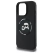 Karl Lagerfeld KLHMP16XSKCHTCK iPhone 16 Pro Max 6.9" hardcase Silicone Karl&Choupette Heads Ring MagSafe tok, fekete