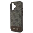 Guess case iPhone 16 Plus 6,7" GUHCP16MG4GLBR tok, barna hardcase 4G Bottom Stripe