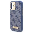 Guess GUHMP16MU4GPRB iPhone 16 Plus 6.7" tok, kék hardcase 4G Logo Plate MagSafe