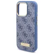 Guess GUHMP16XU4GPRB iPhone 16 Pro Max 6.9" tok, kék hardcase 4G Logo Plate MagSafe