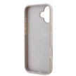 Guess case iPhone 16 Plus 6,7" GUHCP16MG4GLPI tok, rózsaszín hardcase 4G Bottom Stripe