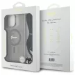 Guess GUHMP16LHCTSGNSK iPhone 16 Pro, 6.3" tok, fekete Crossbody Cord Script MagSafe