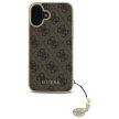 Guess GUHCP16SGF4GBR iPhone 16 6.1", 4G Charms Collection tok, barna