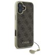 Guess GUHCP16SGF4GBR iPhone 16 6.1", 4G Charms Collection tok, barna