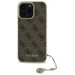 Guess GUHCP16XGF4GBR iPhone 16 Pro Max, 6.9" tok, barna hardcase 4G Charms Collection