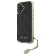 Guess GUHCP16SGF4GGR iPhone 16 6.1", 4G Charms Collection tok, fekete