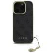Guess GUHCP16LGF4GGR iPhone 16 Pro 6.3", tok, fekete 4G Charms Collection