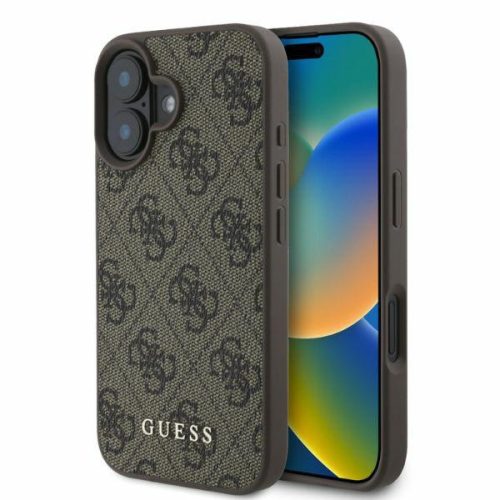 Guess GUHCP16SG4GFBR iPhone 4G Classic iPhone 16 6.1", tok, barna