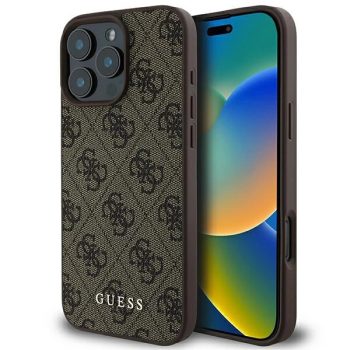   Guess GUHCP16XG4GFBR iPhone 16 Pro Max 6.9" tok, barna hardcase 4G Classic