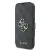 Guess GUBKP16S4GMGGR iPhone 16 6.1" 4G Metal Logo oldalra nyíló tok, fekete