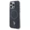 US Polo USHMP16LHOCLDPK iPhone 16 Pro 6.3" tok, fekete IML Ring MagSafe
