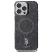 US Polo USHMP16LHOCLDPK iPhone 16 Pro 6.3" tok, fekete IML Ring MagSafe