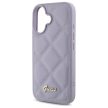 Guess GUHCP16SPSQSQSU iPhone 16 6.1" Quiled Metal Logo tok, lila