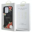 Guess GUHMP16LP4ROPEMCK iPhone 16 Pro 6.3"hardcase 4G Flowers Print MagSafe  tok, fekete