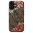 Guess GUHMP16SP4ROPEMCW iPhone 16 6.1" hardcase 4G Flowers Print MagSafe tok, barna