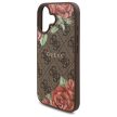 Guess GUHMP16SP4ROPEMCW iPhone 16 6.1" hardcase 4G Flowers Print MagSafe tok, barna