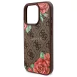 Guess GUHMP16XP4ROPEMCW iPhone 16 Pro Max 6.9" hardcase 4G Flowers Print MagSafe tok, barna