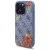 Guess GUHMP16LP4ROPEMCB iPhone 16 Pro 6.3" hardcase 4G Flowers Print MagSafe tok, kék